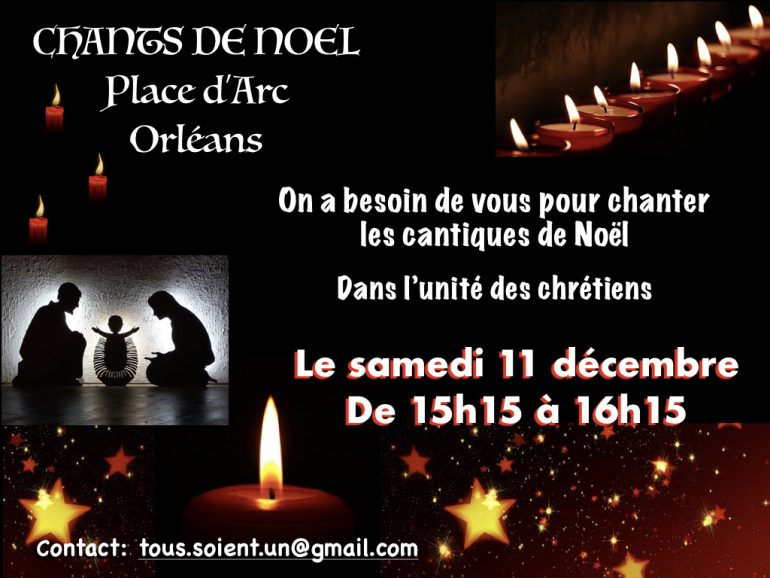 Orléans : chorale de cantiques de Noël 15h15 ce 11 décembre - Riposte