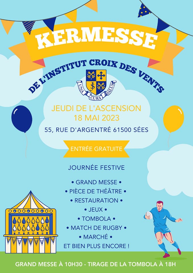 Agenda Linstitut Croix Des Vents Vous Invite à Sa Kermesse Annuelle Le Jeudi 18 Mai Ascension 