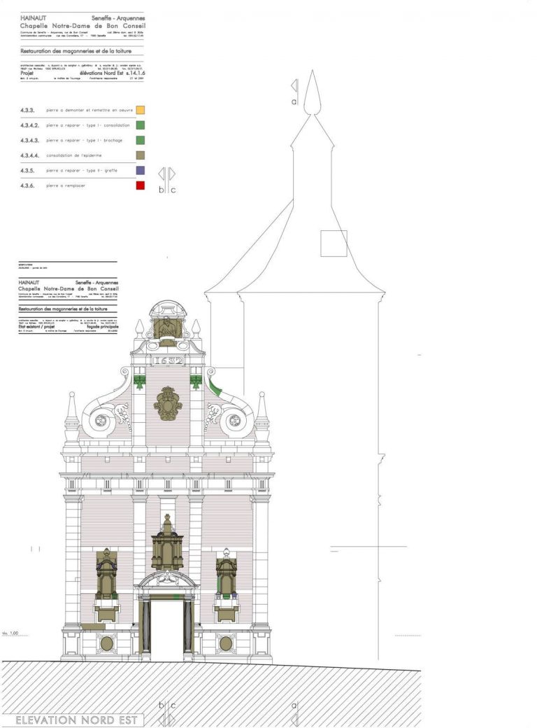 Arquennes (Belgique) la chapelle Notre Dame du Bon Conseil à vendre